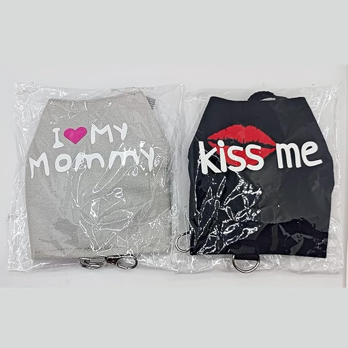 Bearded Dragon Harness and Leash Set - Cute Lizard Reptile Small Animal Adjustable Harness Clothes with Short Leash for Walking Outdoor (Black)