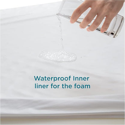 Bedsure XL Orthopedic Dog Bed for Extra Large Dogs - Washable XLarge Dog Cat Bed Waterproof, Comfort Dogs Couch Sofa with Washable Removable Cover, Pet Bed with Nonskid Bottom, Hazel, 42"