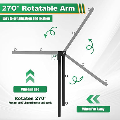 Dog Grooming arm with Restraint Loops, Adjustable Height(18.1"~30.7"),for Medium & Small Pets Bathing & Grooming