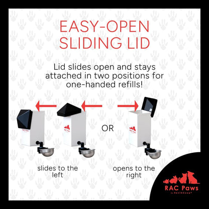 RentACoop No-Drip 32oz Small Animal Drinking Bottle with Auto-Fill Metal Cup for Small Pet/Bunny/Ferret/Hamster/Guinea Pig/Rabbit/Chinchilla/Mouse/Rat. Food Grade Plastic