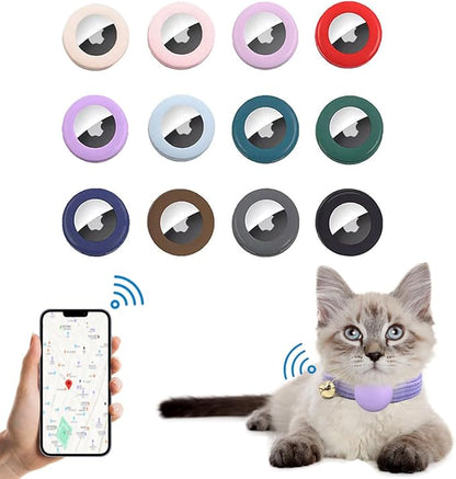 Personalized Cat Collar with Pet Name Phone Number Engraved Metal Buckle Personalized Adjustable Velvet Cat ID Collars with Bell for Kids and