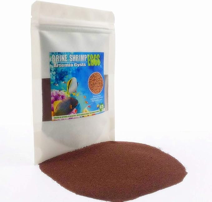 Brine Shrimp Eggs for Aquatic Foods Baby & Fry Foods The Popular 90% Hatch GSL Brine Shrimp Eggs (0.5 OZ)