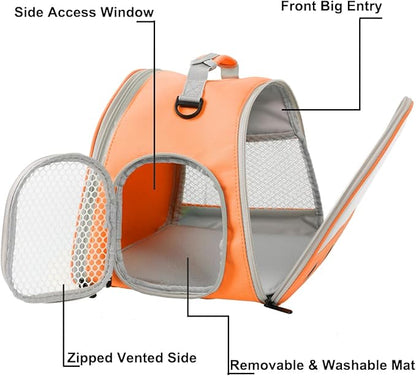 Guinea Pig Carrier,Guinea Pig Carrier for 2,Reptile Travel Carrier for Lizards Sugar Glider Hedgehog Rat Parrot Birds