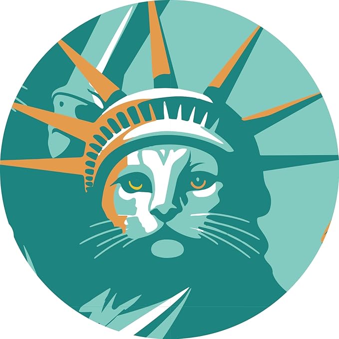 Cat Harness and Leash Set - Escape Proof Adjustable Cat Harness, Comfortable Soft Lightweight, Use Safe & Easy, Walking Travel Kitten Harness for Small Medium Large Cats (Green Cat Lady)