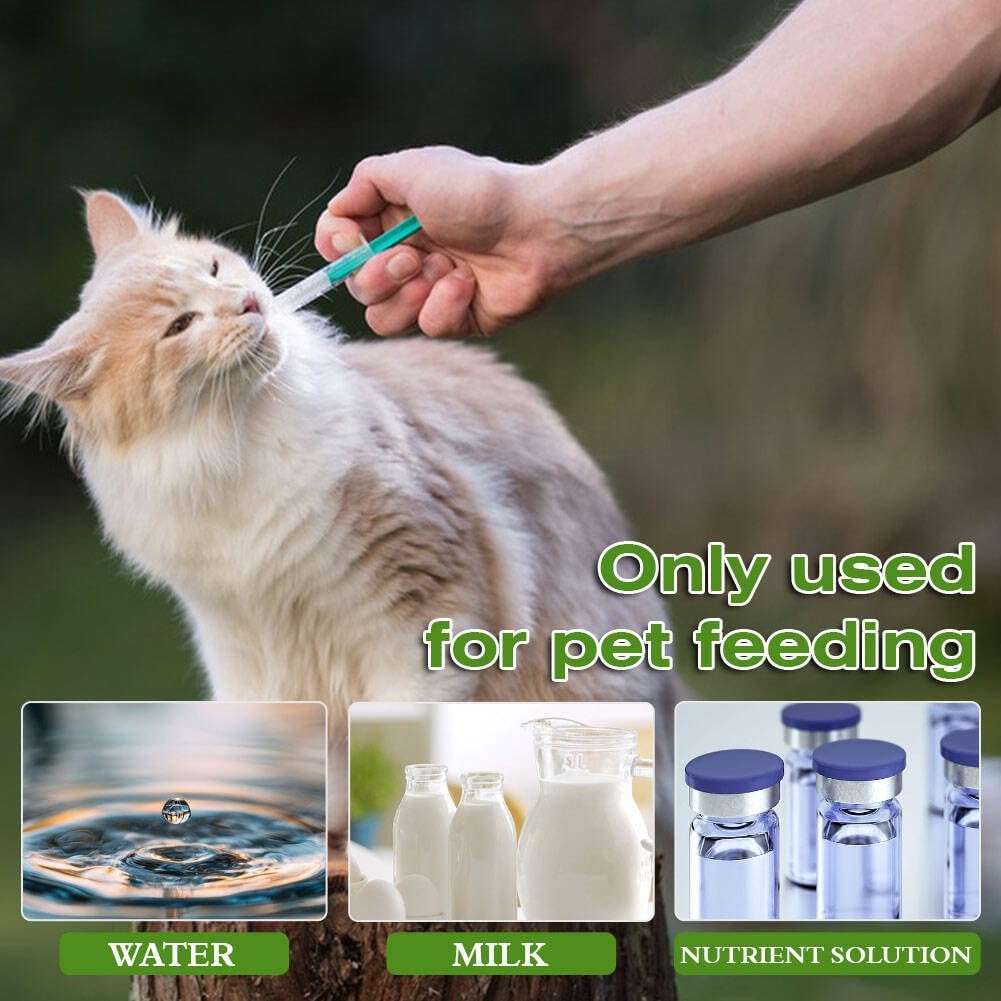 Baby Bird Feeding Syringe Set ，Parrot Small Pet Manual Feeder Measuring Tools， Milk Water,Liquid Food,Reusable (20ml Syringe+50ml Measuring Cup+1 Spoon)