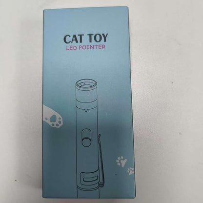 Cat Toy Pointer, USB Rechargeable with 7 Adjustable Patterns, Interactive Chase Toys for Indoor Cats & Dogs, Training & Exercise Fun (Black)