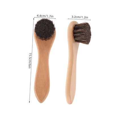 VANZACK 2Pcs Wood Handle Bathing Comb with Soft Bristles for Hamsters Guinea Pigs and Rabbits for Enjoyable Bath and Enhanced Bonding
