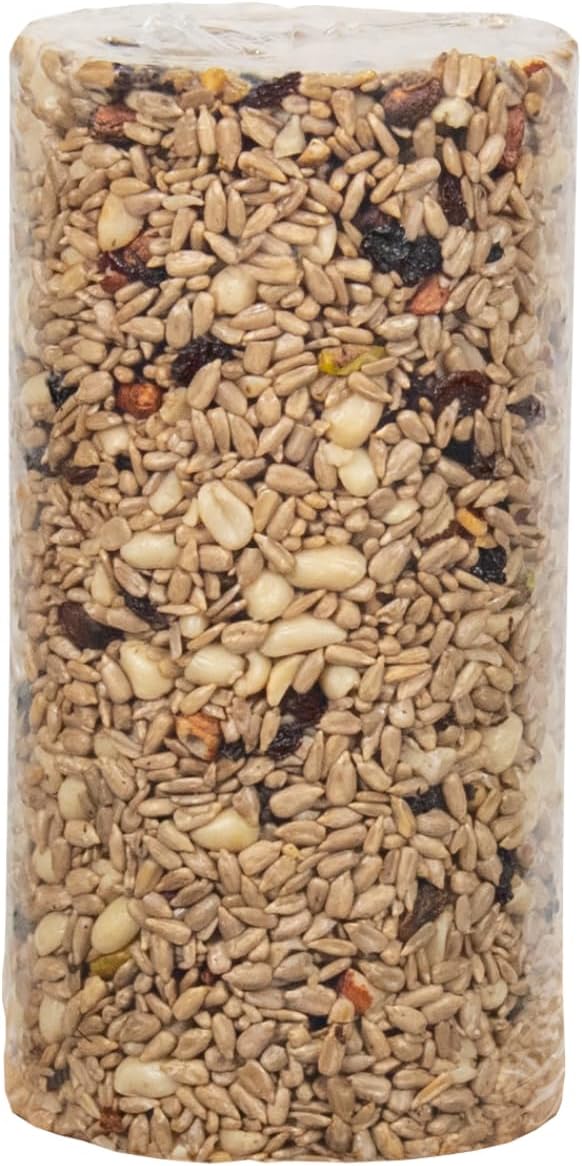 JCs Wildlife No Mess, No Waste Fruit Blend Premium Bird Seed Small Cylinder, 2 lb (4 Cylinder)