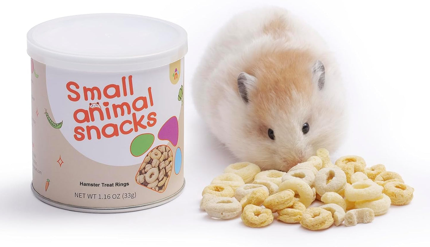 Niteangel Hamster Snack & Treats Toy: - Small Animal Natural Treat Mix for Dwarf Syrian Robo Hamsters Gerbils Mice Lemmings Degus or Other Small-Sized Pets