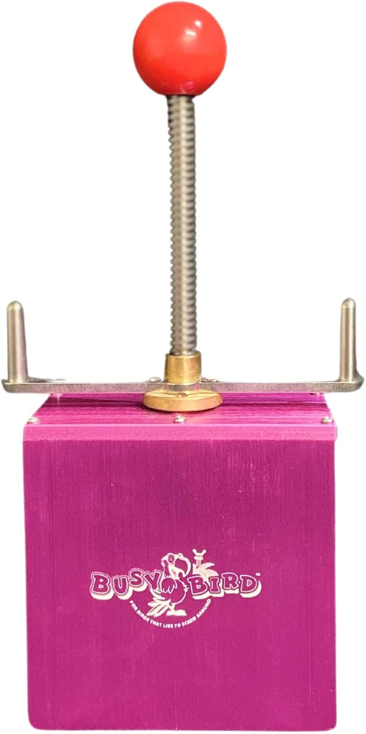 Ele-Waiter Foraging Bird Toy | Interactive Treat Dispenser | Promotes Natural Foraging Behavior | Bird Cage Accessories for Medium to Extra Large Birds | Colorful Toys for Parrots, Cockatiel,Cockatoos