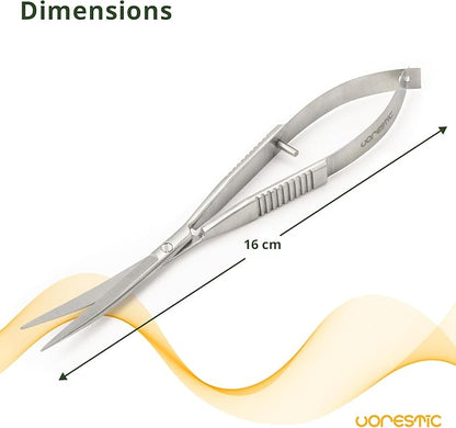 Aquascaping Scissors - 6.3 Inch, Terrarium & Aquarium Scissors for Plants