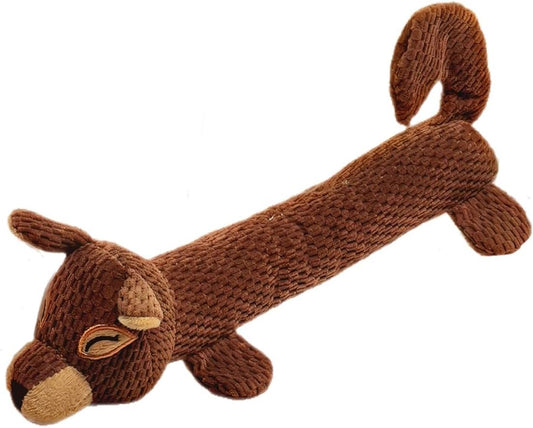 LOS ANDES Dog Squeaky Toys Standing Stick Animal Puppy Toy for Small,Medium Breeds Plush Pet Toys for Daily Companionship, Training Reward Gift