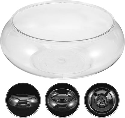 GANAZONO Clear Fish Bowl Vase Bubble Round Planter Terrarium Fish Bowl Aquatic Plant Pot Daffodil Pot Hydroponic Planter Tank Aquarium