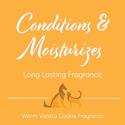 Nootie Warm Vanilla Cookie Daily Spritz for Dogs and Cats - Conditions and Moisturizes Fur, Long Lasting Pet Spray - 8oz