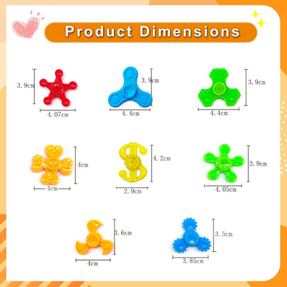 70 Pack Mini Fidget Spinner Toys,Stress Relief Sensory Toys,Birthday Gifts Party Favors for Kids Teens Adults,Christmas Goodie Bag Stuffers,Canival Treasure Box Toy for Classroom Prizes Supplies