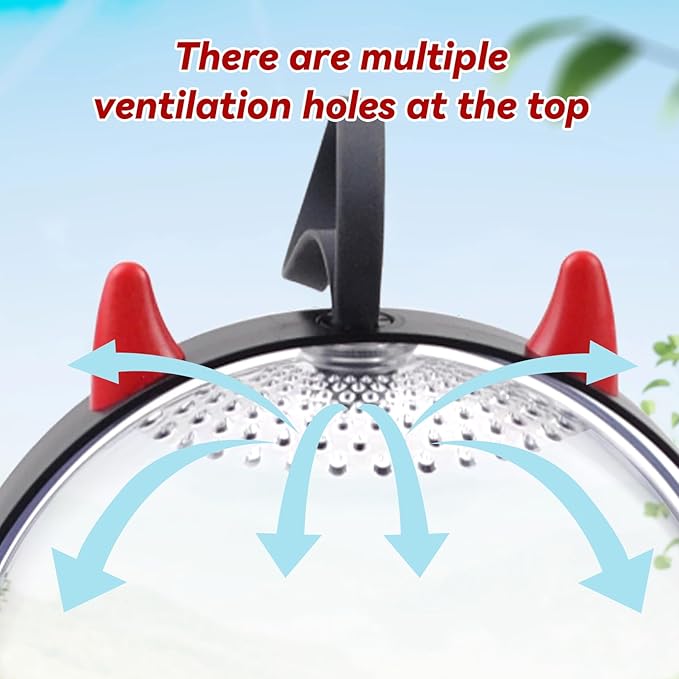 Portable Hamster Cage Travel Bag, High Permeability Hamster Travel Carrier with Water Bottle Small Pet Hamster Travel Carrier Cage for Hamster Gerbils Mice Guinea Pigs Sugar Glider(Black)