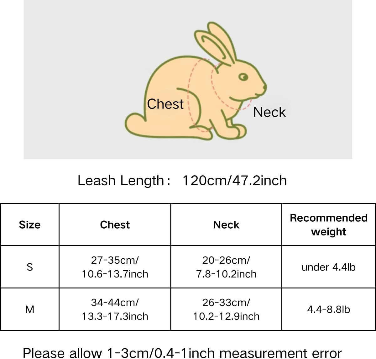 Rabbit Harness and Leash Set Adjustable Bunny Harness Leash Ferret Harness Guinea Pig Harness Ferret Leash for Small Pets Walking Outdoor (Medium,Pink)