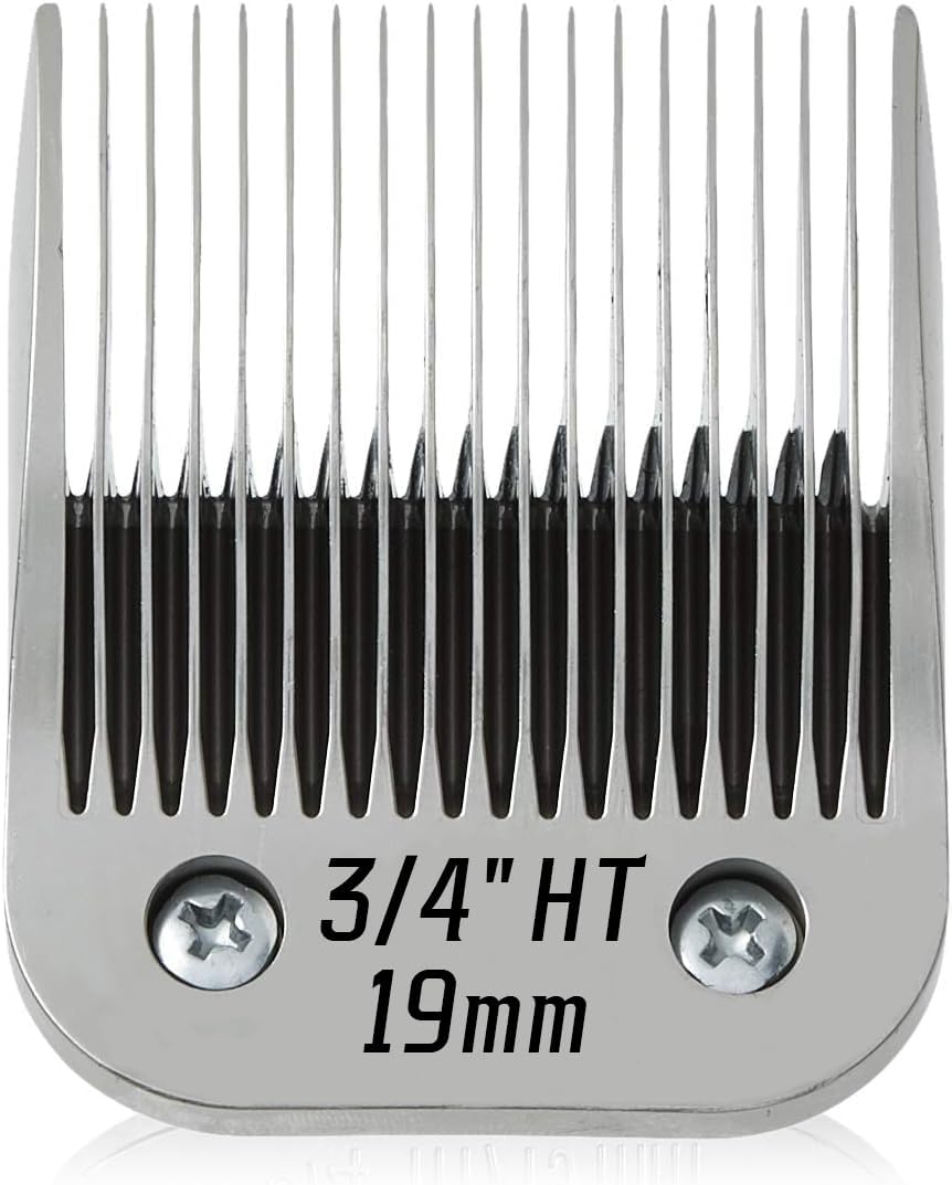 3/4" HT（63980） Blade Dog Grooming Clipper Replacement Blades Compatible with Andis Dog Clippers,Detachable Stainless Steel Blade,Size-3/4 HT, Cut Length 3/4-Inch
