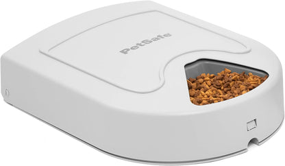 PetSafe Automatic Dog Feeder, 5 Meals, 40 oz Capacity, Plastic, for Dry Food, Multiple Pets