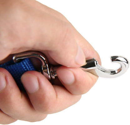 Nylon Dog Training Leash, Traction Rope, 4Ft /5 Foot /6 Feet Long, 5/8 inch 3/4 Inch 1 Inch Wide, for Small and Medium Dogs (1'' x 8 FT, Blue)