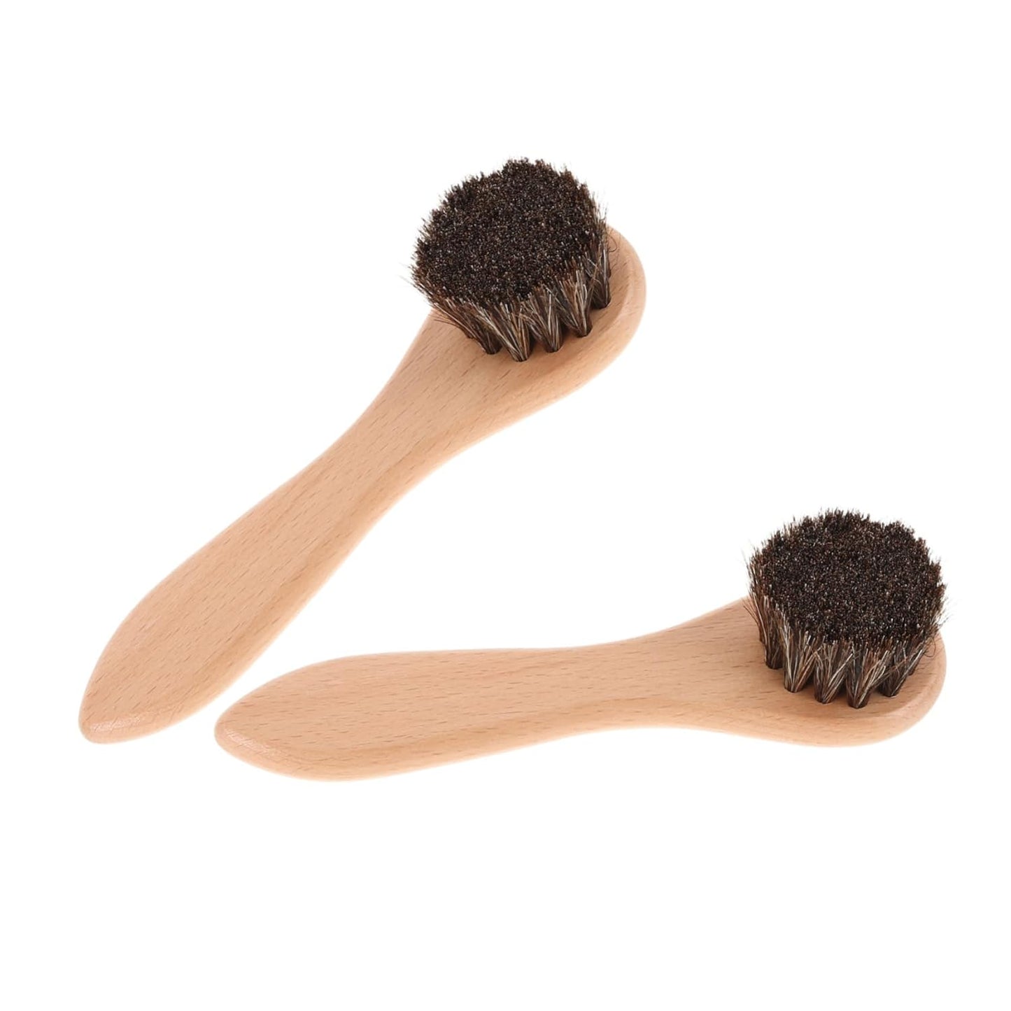 VANZACK 2Pcs Wood Handle Bathing Comb with Soft Bristles for Hamsters Guinea Pigs and Rabbits for Enjoyable Bath and Enhanced Bonding