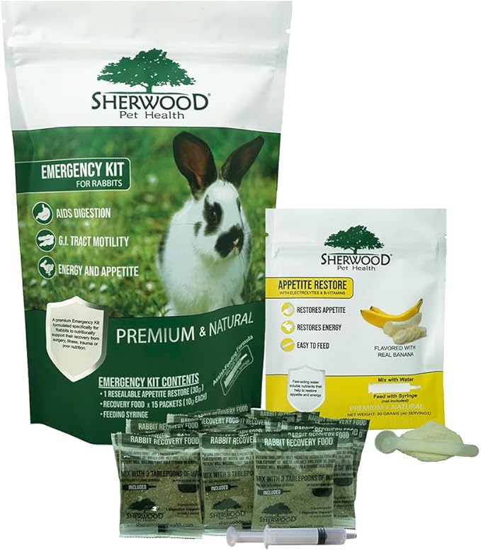 Sherwood Pet Health Rabbit Emergency kit and Bulk Recovery Food (Small kit)