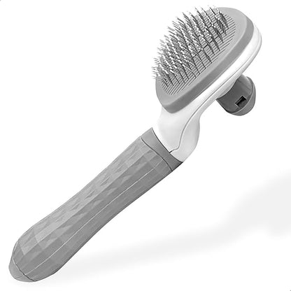 Self Cleaning Cat Brush Dog Hair Brush for Shedding, Self Cleaning Pet Grooming Brush, Skin Friendly Grooming Tool, Pet Hair Removal Comb Suitable for Dog Cat and Rabbit