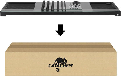 67 Gallon Reptile Tank, Glass Reptiles Terrarium 48" x 18" x 18", Sliding Door, Top Ventilation, Cable Pass, Humidify Hole, Large Reptile Cage Habitat for Bearded Dragon, Lizard, Snake, Gecko