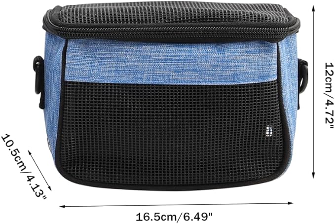 DONGKER Guinea Pig Travel Carrier Bag,Foldable Hamster Outgoing Shoulder Bag with Detachable Adjustable Shoulder Strap for Hamster Ferret Squirrel Chinchilla Rabbit