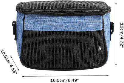 DONGKER Guinea Pig Travel Carrier Bag,Foldable Hamster Outgoing Shoulder Bag with Detachable Adjustable Shoulder Strap for Hamster Ferret Squirrel Chinchilla Rabbit