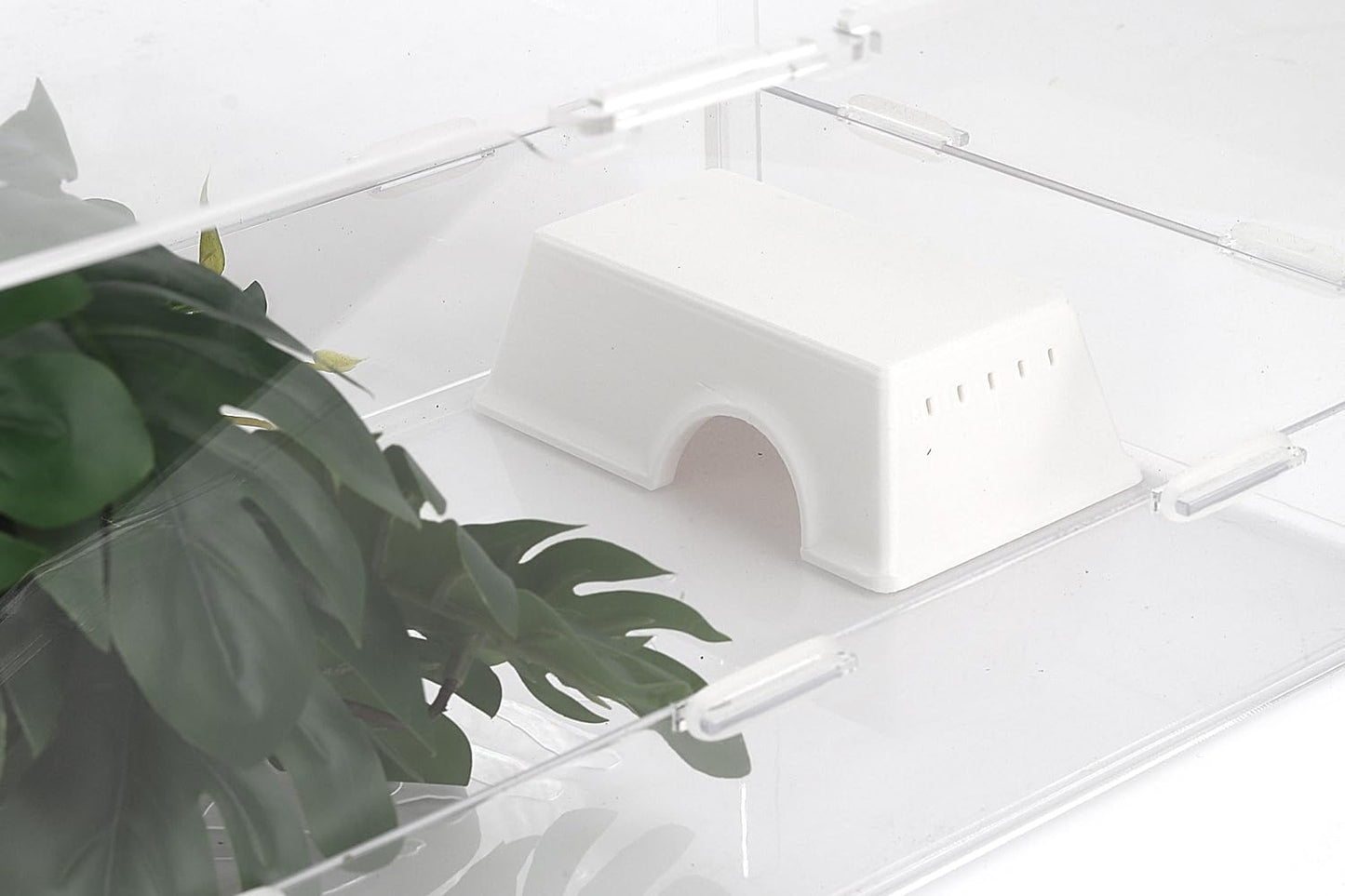 Snake Hide, Leopard Gecko Tank Accessories for Reptile Ball Python Crested Gecko Lizard Bearded Dragon - WhiteHideS