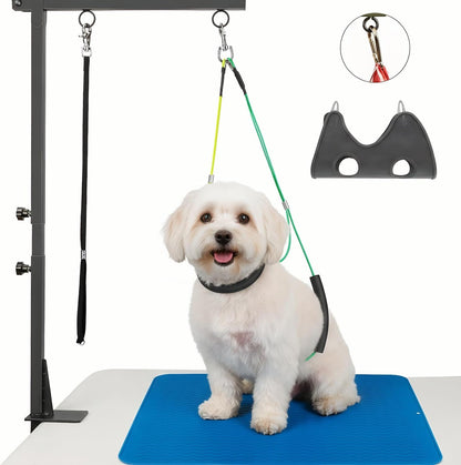 Dog Grooming Slings for Small Dogs, Pet Supplies Grooming Table for Dogs at Home, Dog Hanging Harness Holder for Grooming Table, and Small pet Grooming Nail Trimming.