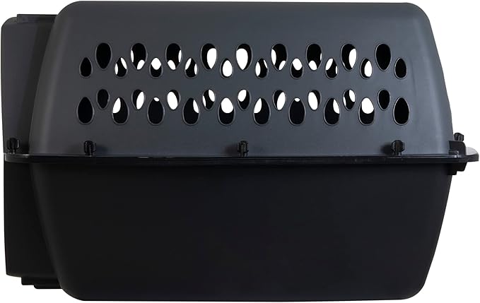 Petmate Pet Porter Dog Kennel 26", Dark Gray & Black, for Pets 20-25lbs, Made in USA