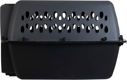 Petmate Pet Porter Dog Kennel 26", Dark Gray & Black, for Pets 20-25lbs, Made in USA