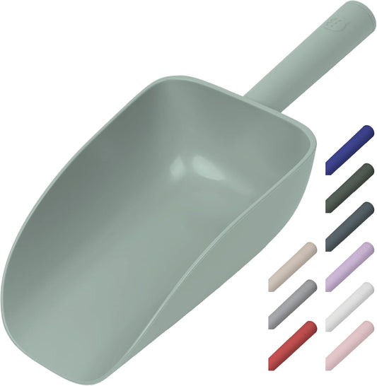 Extra Big Multipurpose Scoop– Solid Deep Scooper for Any Household – Disposing/Replacing Litter – Big Size Animal Pet Food Shovel – 44oz