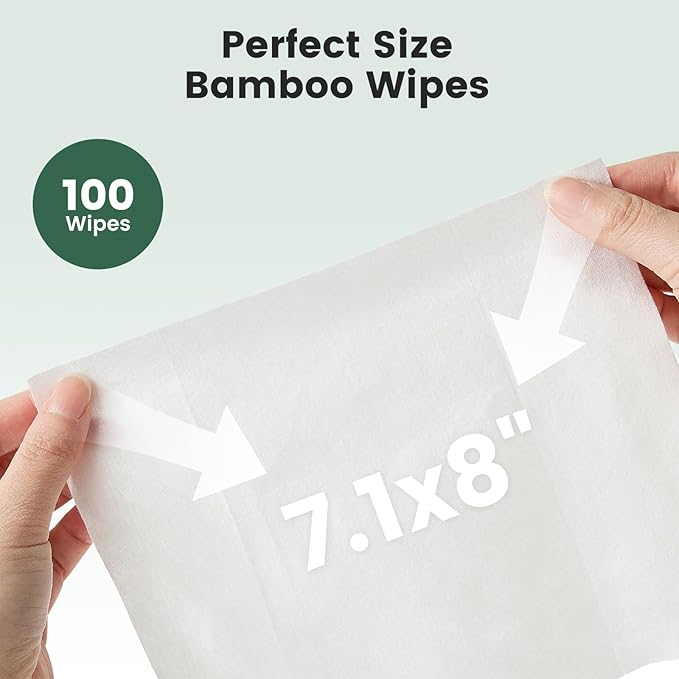 Gardner Pet Bamboo Dog Wipes for Paws and Butt, Dog Face Wipes Cleaning Deodorizing, Soothing Pets Wipes with Coconut Oil, Extra Thick Cat Wipes, Puppy Wipes, Unscented 200 Count