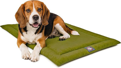 Majestic Pet Orthopedic Memory Foam Dog Crate Mat - Plush Pet Bed Pad for Crates & Kennels | USA Crafted | 36"x23" Villa Fern