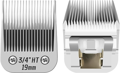 3/4" HT（63980） Blade Dog Grooming Clipper Replacement Blades Compatible with Andis Dog Clippers,Detachable Stainless Steel Blade,Size-3/4 HT, Cut Length 3/4-Inch