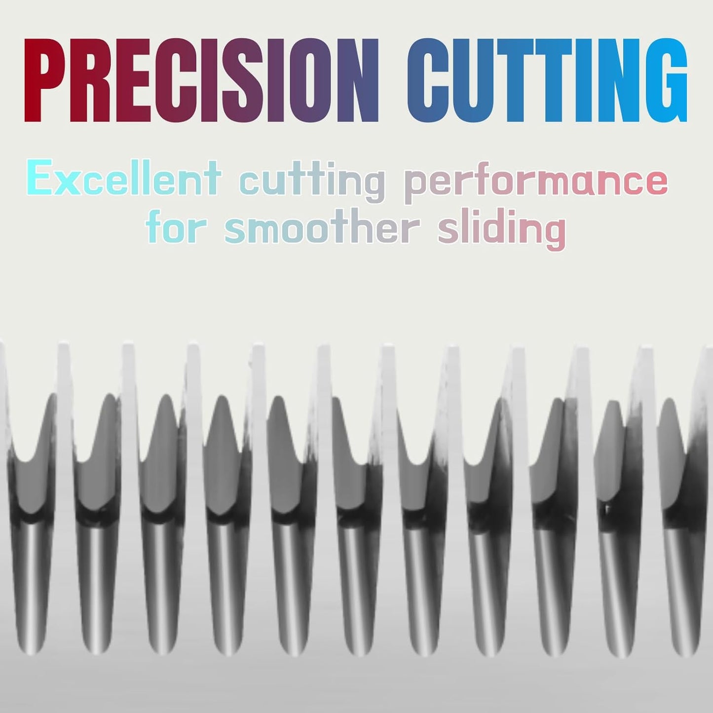 7FW Dog Grooming Clipper Replacement Blades, Compatible with Ainds, Oster A5, Wahl Km10 and Other Series Clippers, Blade Size-7FW Cut Length 1/8"(3.2mm)