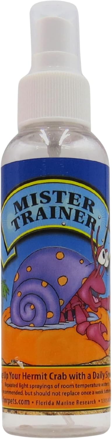 Needzo Reptile and Hermit Crab Supplies, Food Pouch, Habitat, Neon Gravel, Mister Trainer, and Seashell Palm Tree Accessory, All in one Starter Pack, 5 Items