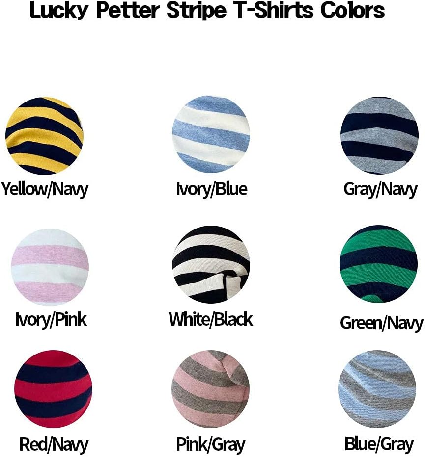 Dog Cotton Shirts for Small and Large Dogs Rugby Striped T-Shirts Soft Breathable Dog Shirt pet Clothes (Small, Green/Navy)