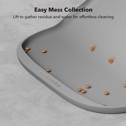 PETLIBRO Pet Mats for Dogs and Cats, Extra Large Dog Bowl Mat for Feeder or Fountain, Non-Slip Waterproof Pet Feeding Mat for PLAF103 Dual Tray, PLAF109, PLAF203 Dual Tray, PLAF301, 22''x16.5''