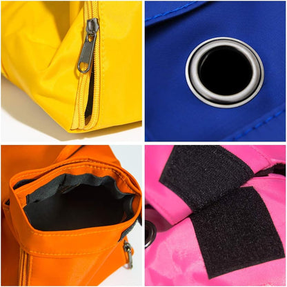 Kukaster Pet Cat’s Restraint Bag for Claw Care Nail Trimming Anti-Scratching Grooming Bag for Cats Medical Examination(Blue-l)