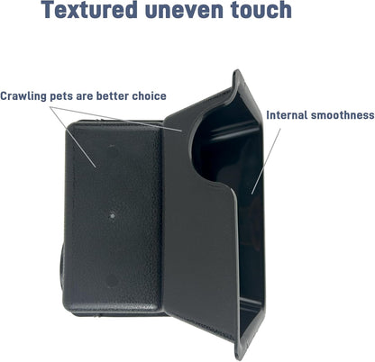 Small 2 Pcs Durable Reptile Hide Box, Ball Python Hide, Leopard Gecko Hide, Bearded Dragon Hide, Easy to Clean Reptile Hides Cave for Tank, Snake Hide Enclosure (7.48" x 4.72" x 2.56")