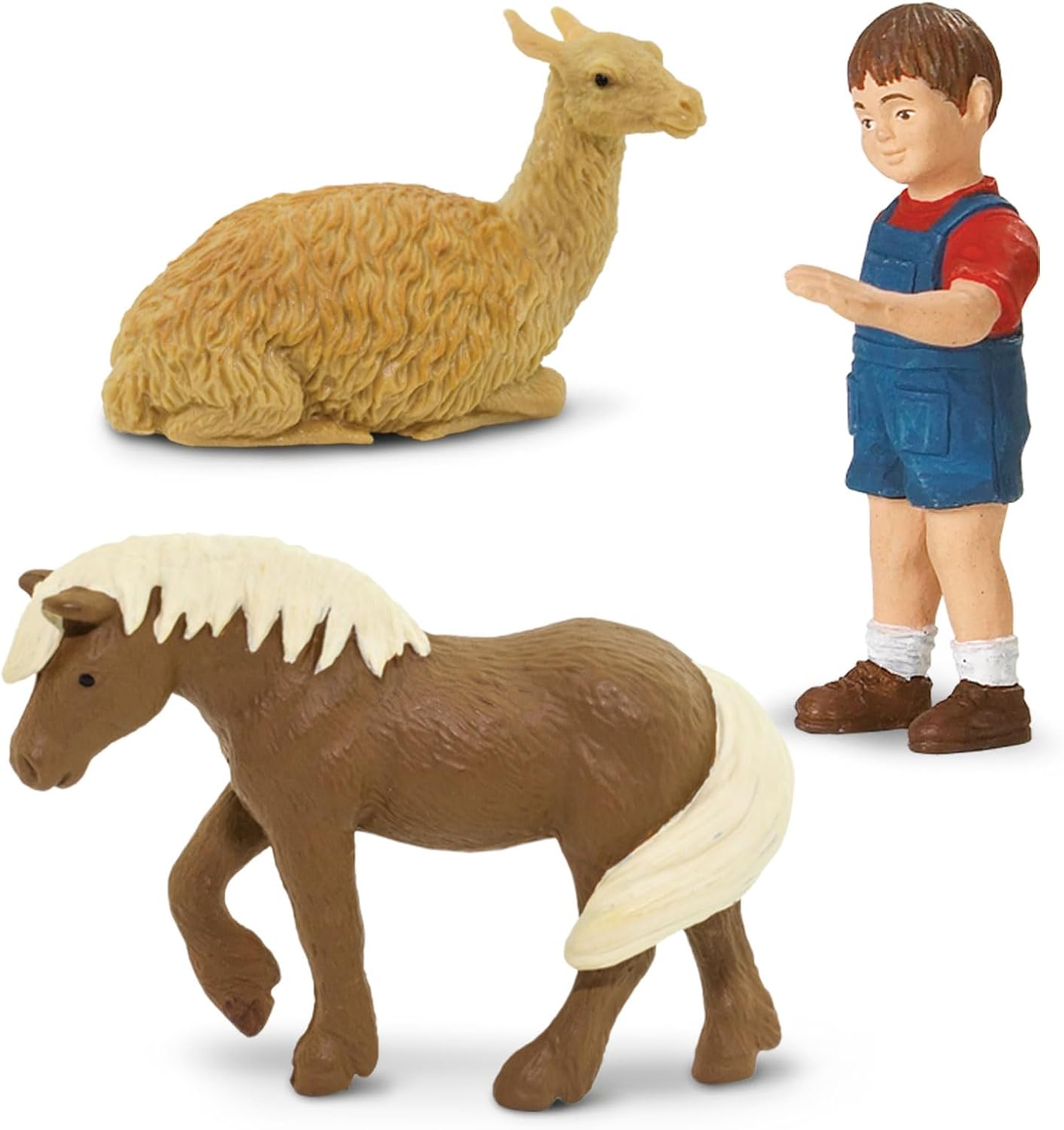 Safari Ltd. Petting Zoo TOOB - 10 Zoo Animal Figurines - Educational Toy Set For Boys, Girls, and Kids Ages 3+