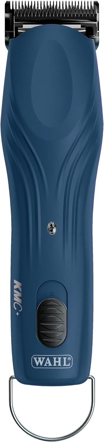 Wahl Professional Animal KMC+ 2-Speed Cordless Clipper (3027168) - Detachable Blade Pet & Dog Clipper Kit - Patented Ergonomic Housing Design - Navy