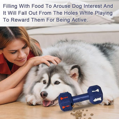 Dog Chew Toys for Aggressive Chewers,Food Grade Non-Toxic Dental Pet Toy,Tough Durable Indestructible Dog Toys for XSmall Dogs.Blue（5IB-8IB）