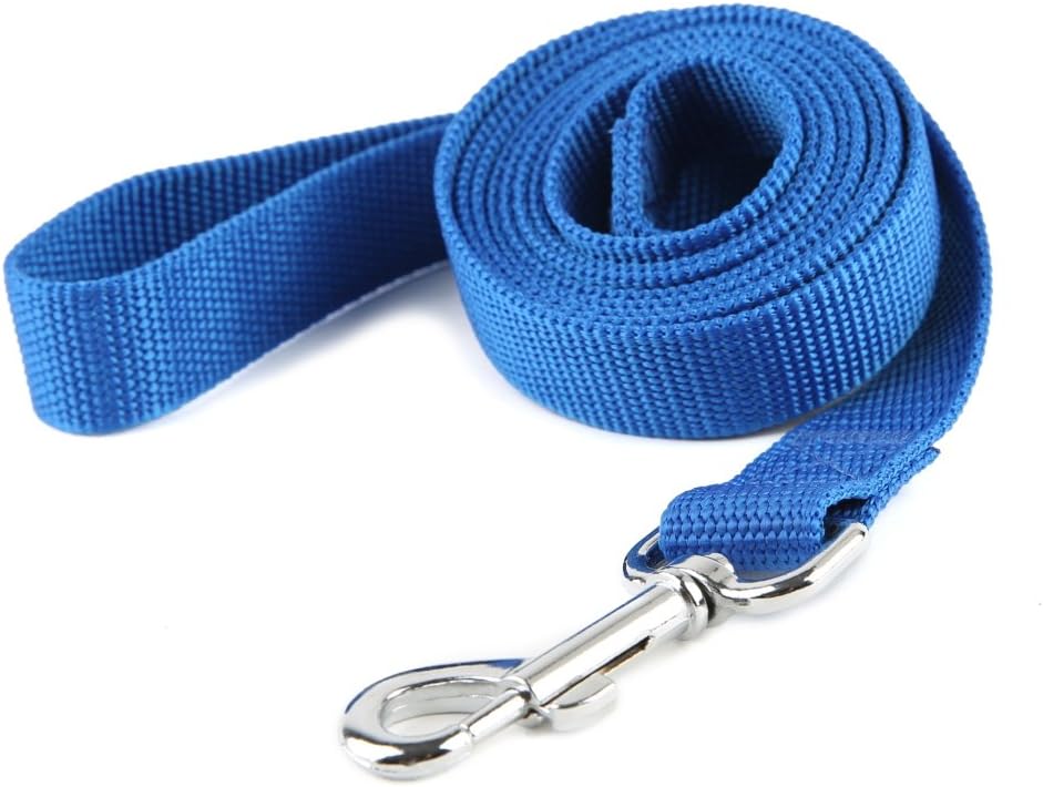 Nylon Dog Training Leash, Traction Rope, 4Foot /5 Ft /6 Feet Long, 5/8 inch 3/4 Inch 1 Inch Wide, for Small and Medium Dogs