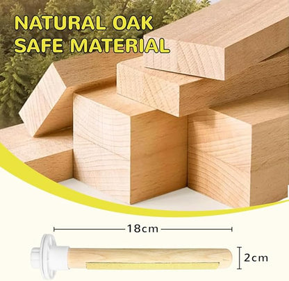 2-Pack 7.8" Bird Perches with Sandy Grip Natural Wood & Stand for Small Birds Cage Accessories for Parakeets, Cockatiels, Lovebirds; Foot Health & Nail Care