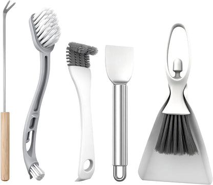 5-Piece Bird Cage Cleaning Brush Tool Set, Bird Cage Cleaner, Pet Cage Cleaning Kit, Suitable for Bird Cages, Rabbit Cages, Hamster Cages, Parrot Cages, and Other Small Pet Cage Accessories